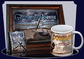 PC-SY59, Name Meaning Card, Wallet Sized, with Bible Verse, personalized, anchor ocean george